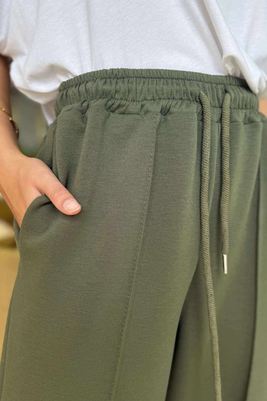 Made in Italy Cricket City Seamed Jogger Khaki